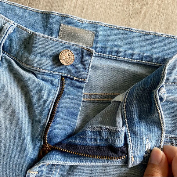 Mother Revolve The Teaser Slit Shorts Size 28 - Picture 4 of 12